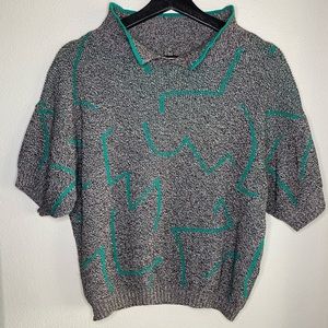 VINTAGE SHORT SLEEVE SWEATER